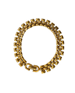 Load image into Gallery viewer, Vintage Monet Gold Plated Link Bracelet
