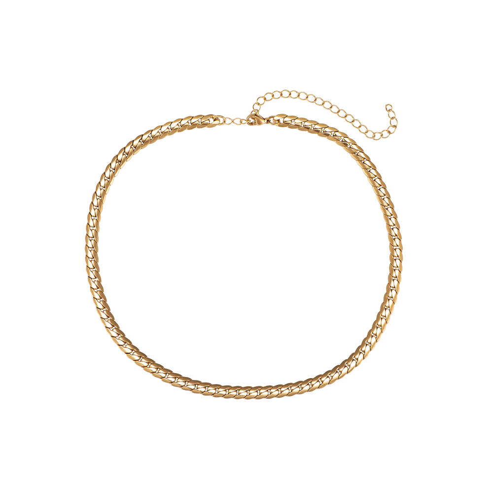 14K Gold Plated Snake Chain Necklace